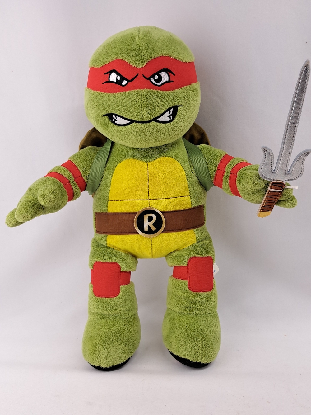 Raphael Turtle Plush Toy - Green & Red - Kids Stuffed Animal
